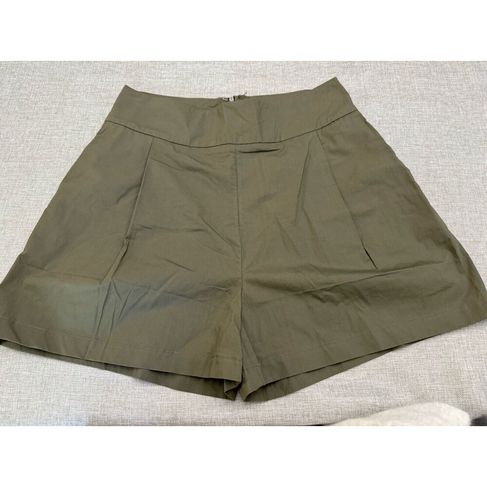 Cotton Bleu Women Sz M High-Waisted Uniform Bermuda‎ Short Y2k Structured  NWT